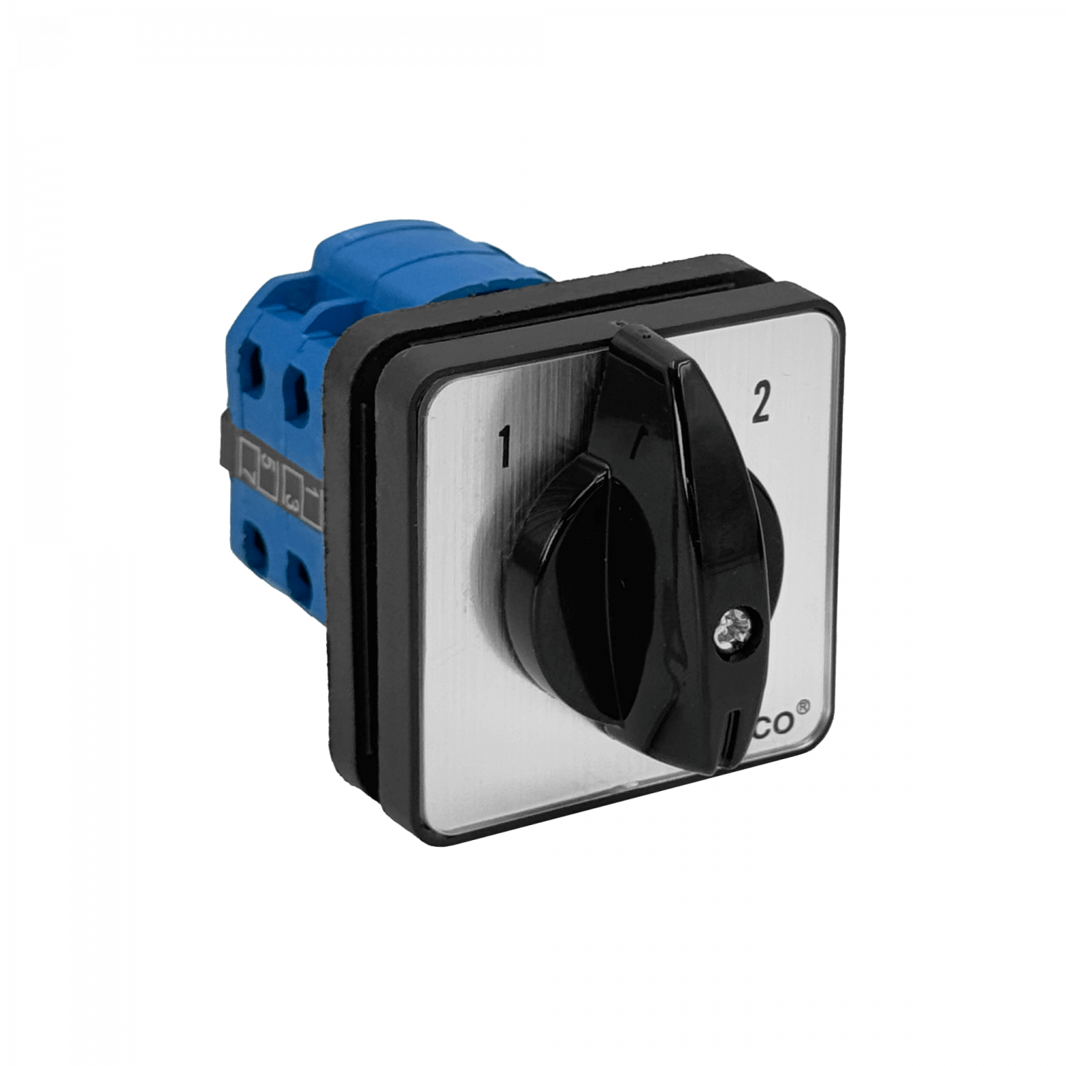 Conmutador 2-Fases 1-0-2 20A 680V 3-pos Interruptor 50x50mm H-73mm - Imagen 6