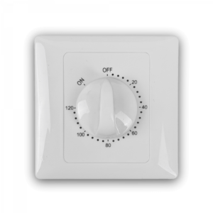 Temporizador 120mins 86x86mm Mecanico 220VAC 10A 2000W