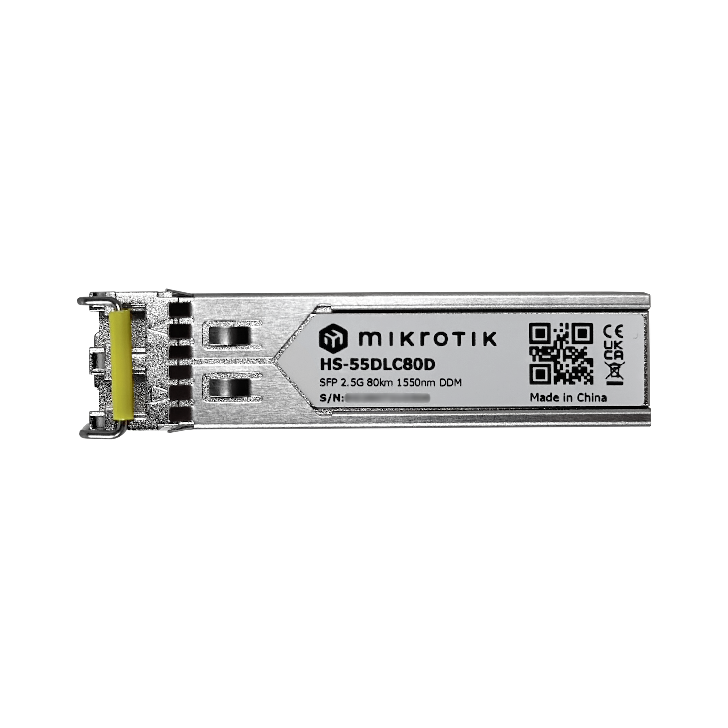 MIKROTIK 2,5G 2-LC 80km DDM SM 1550nm Modulo-SFP 2-LC LC-DX MonoModo - Imagen 4