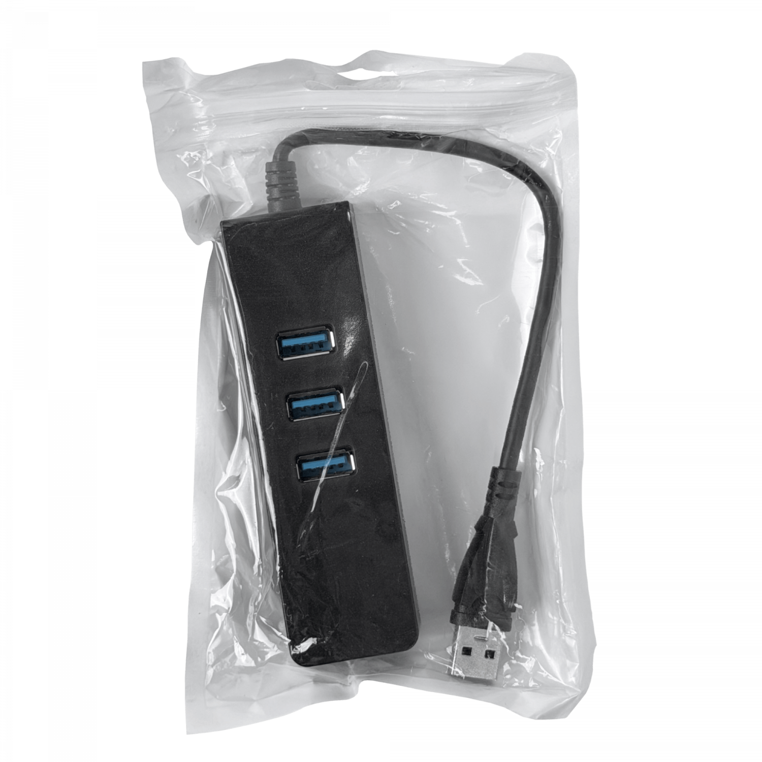 1-USB3.0-AM 1-LAN-RJ45-Ethernet 10/100mbps Hub-3p Win Mac Linux - Imagen 3