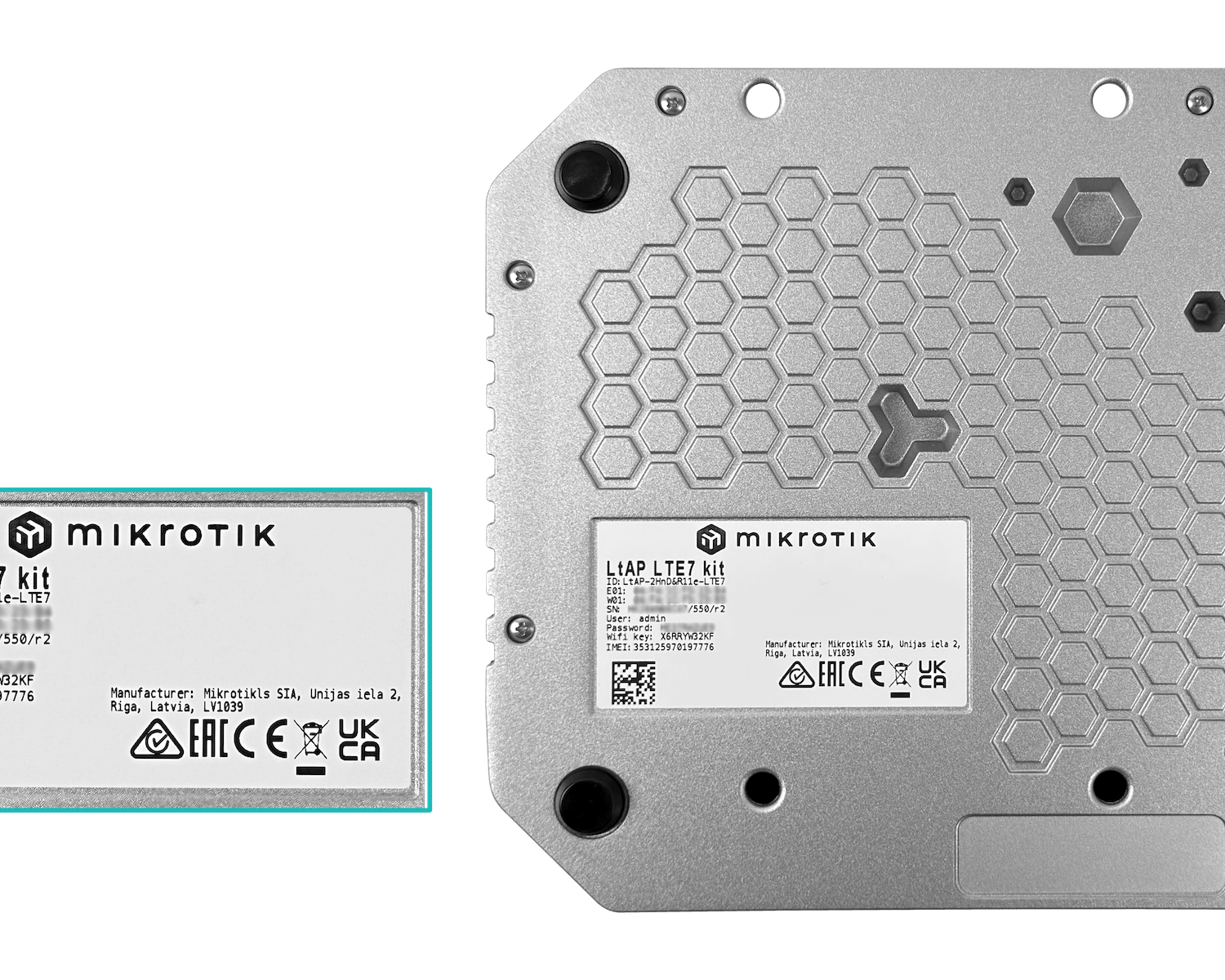 MIKROTIK CAT6-LTE/4G 2-Sim 2-miniPCIe GPS 2,4GHz 2x2-2dBi 1-1000 - Imagen 8