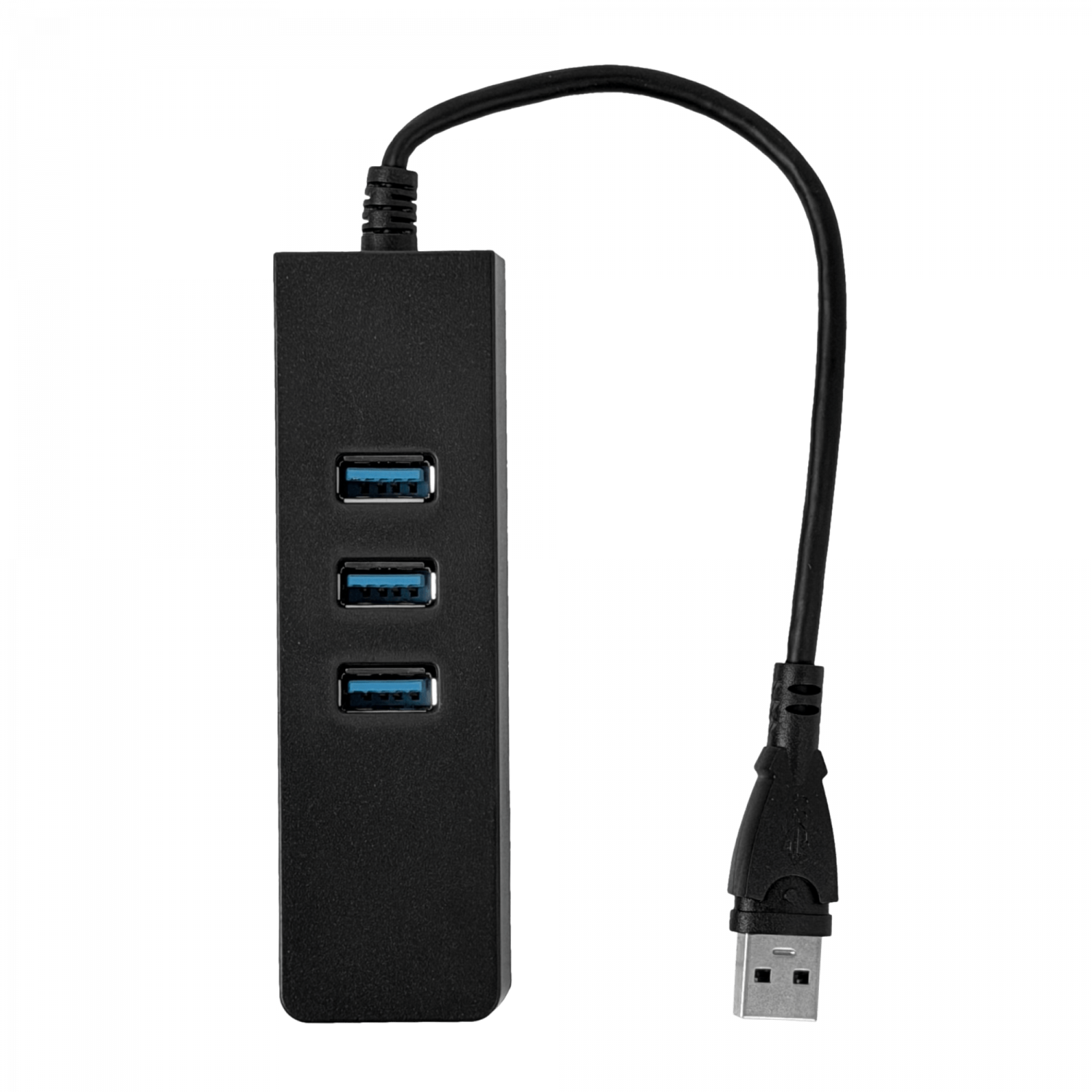 1-USB3.0-AM 1-LAN-RJ45-Ethernet 10/100mbps Hub-3p Win Mac Linux - Imagen 2
