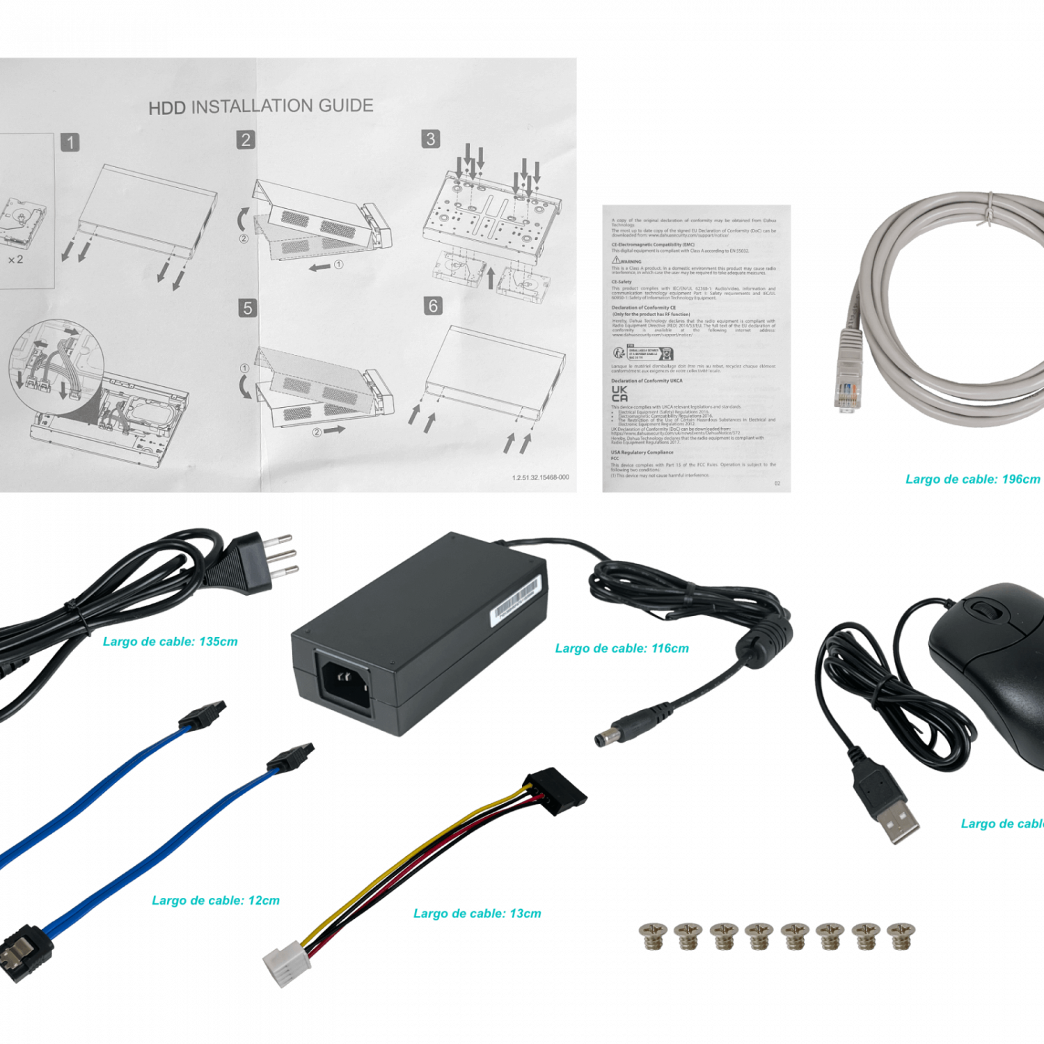 DAHUA X/NVR 32-CH 5MP RJ45 HDMI VGA 2-USB 4-RCA-H 2xSATA16TB XVR5232AN - Imagen 5