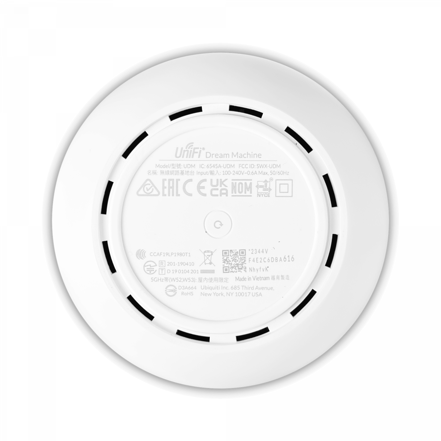 UBIQUITI 4x4-WiFi5 4-1000 1-WAN Router UniFi Gateway Dream Machine - Imagen 7