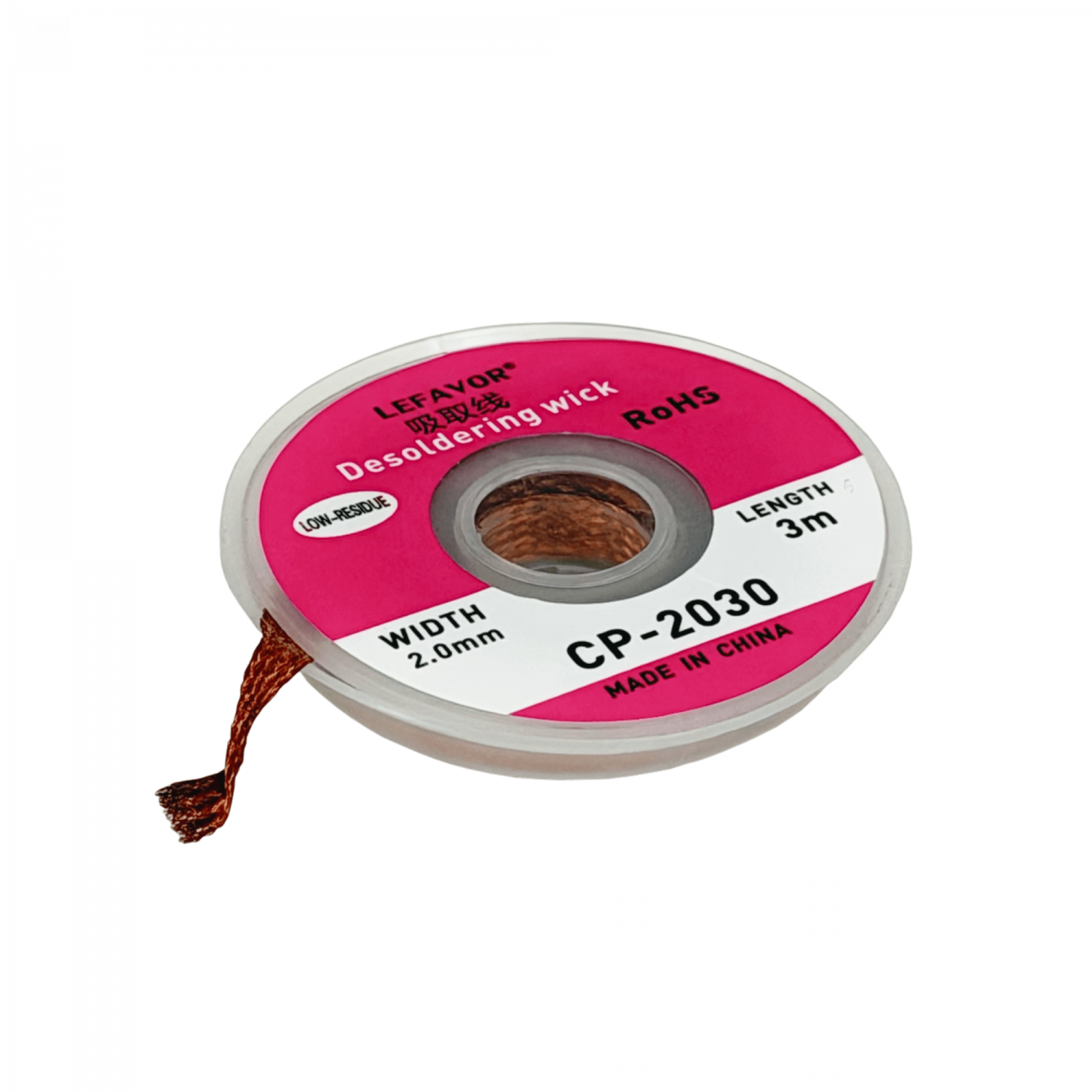 Malla de Cobre 2mm x 3mts Des-Soldadora Desoldadora Dessoldadora - Imagen 3