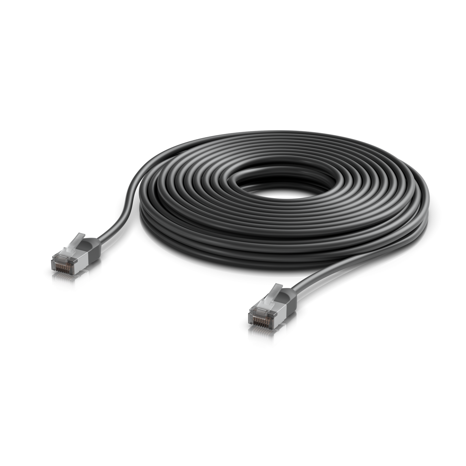 UBIQUITI 12mt Negro Cat6A F/UTP Cable Exterior TPE 10GbE - Imagen 2