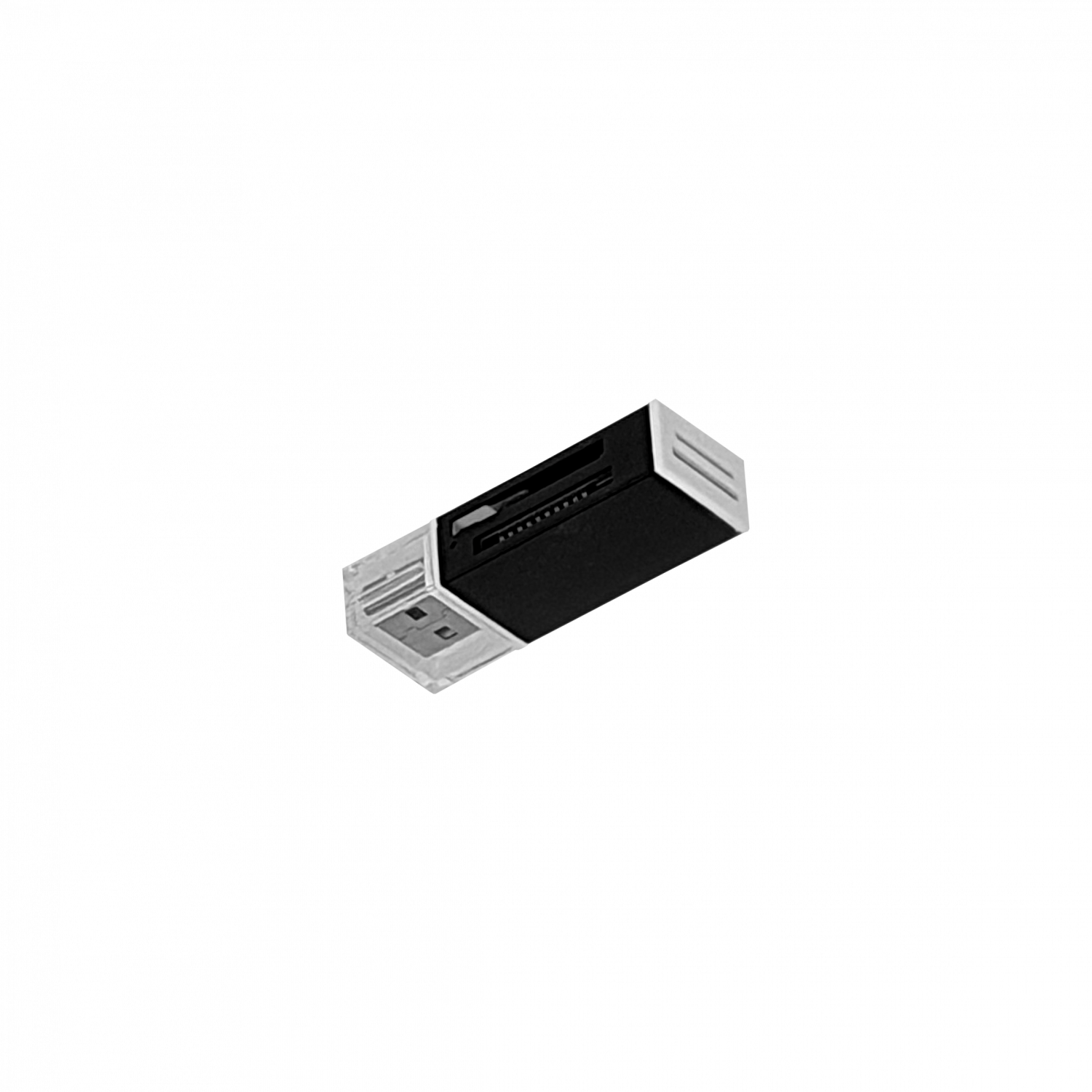 Lector USB2.0 A-M Todo-en-1 SD mSD CF MS CF MMC TF M2 M5-Duo 480mbps - Imagen 3