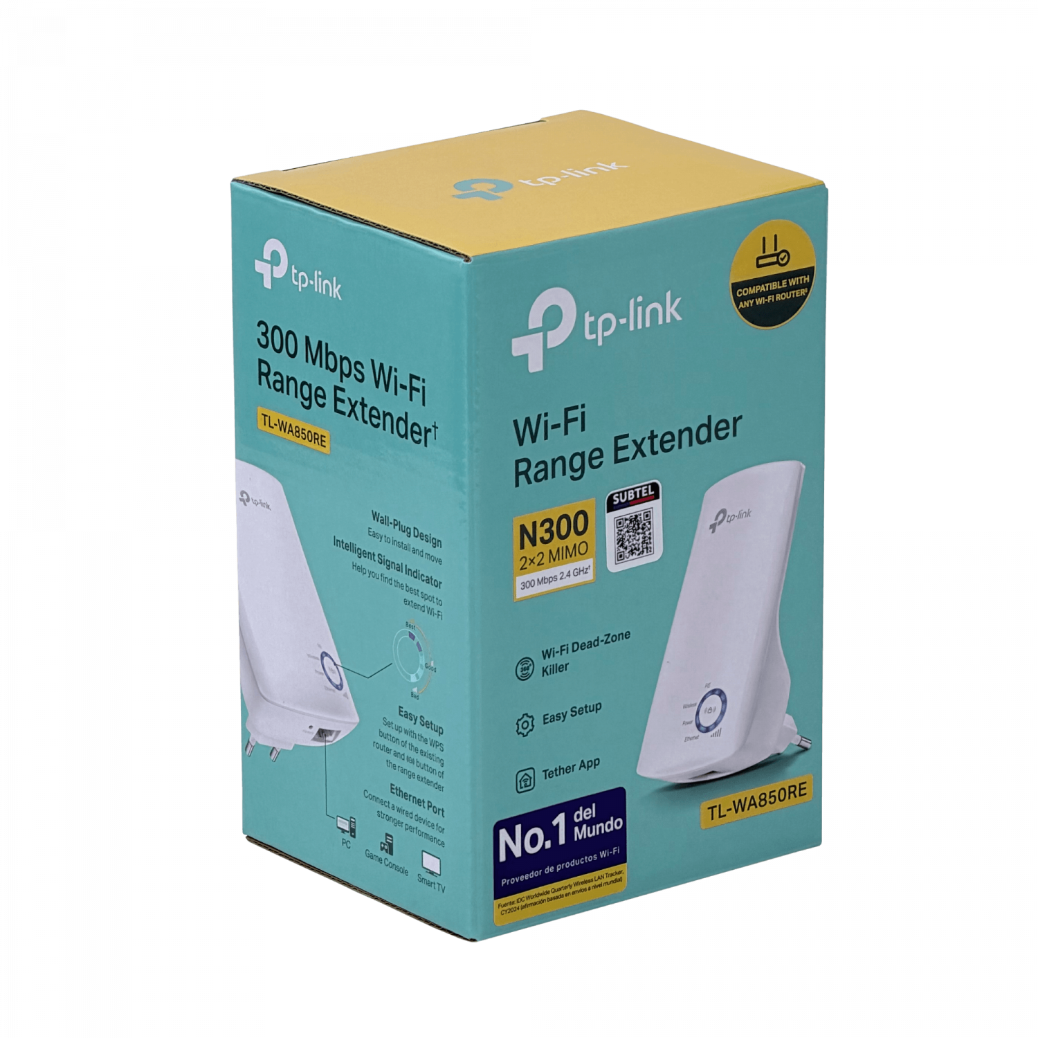 TP-LINK Antena interior 300mbps Repetidor WiFi 2,4Ghz 1-100 220V - Imagen 7