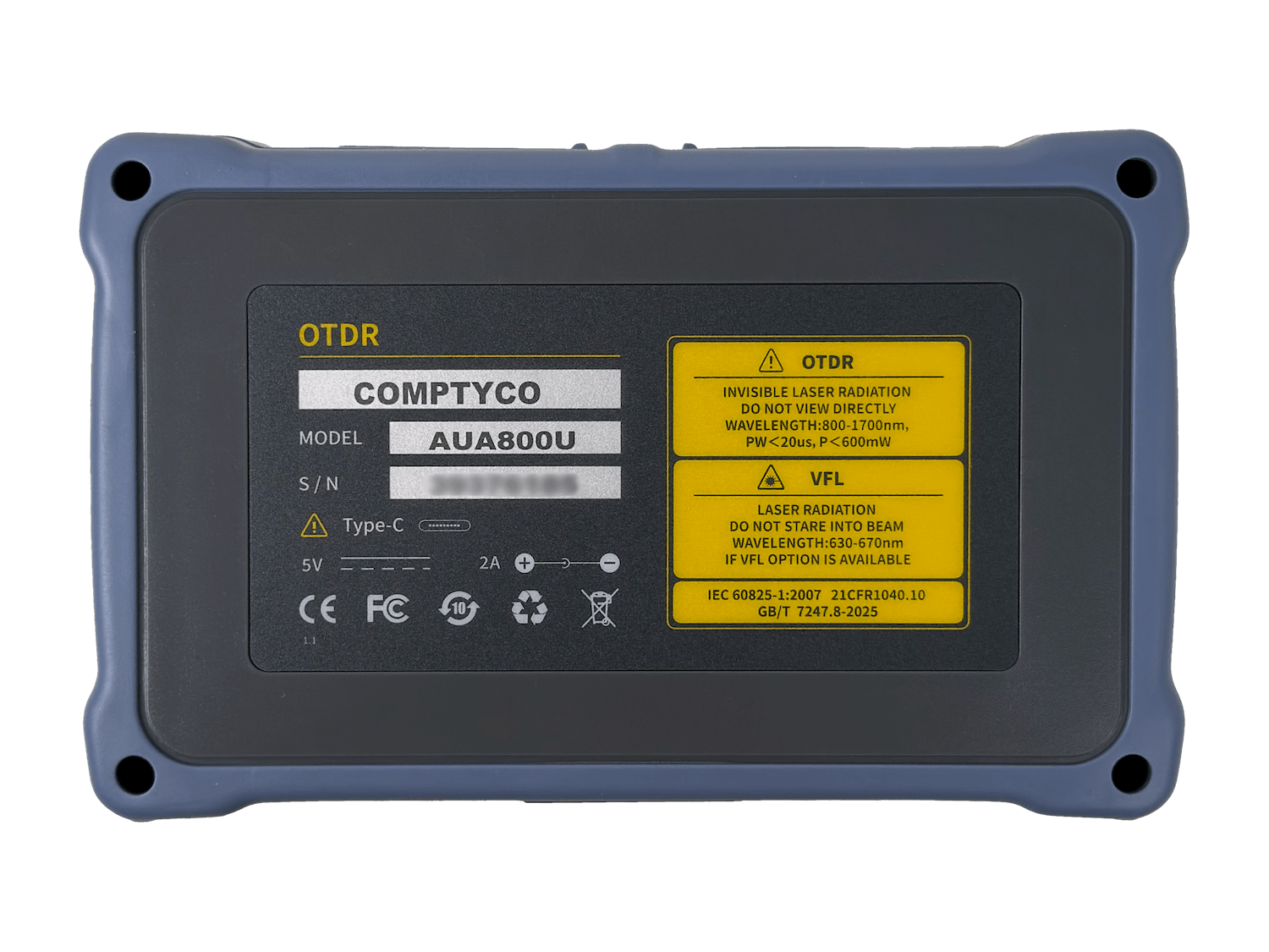 SM 1310/1550nm 100km 24-22dB ST/SC/FC USB MSD Recargable Reflectometro - Imagen 10