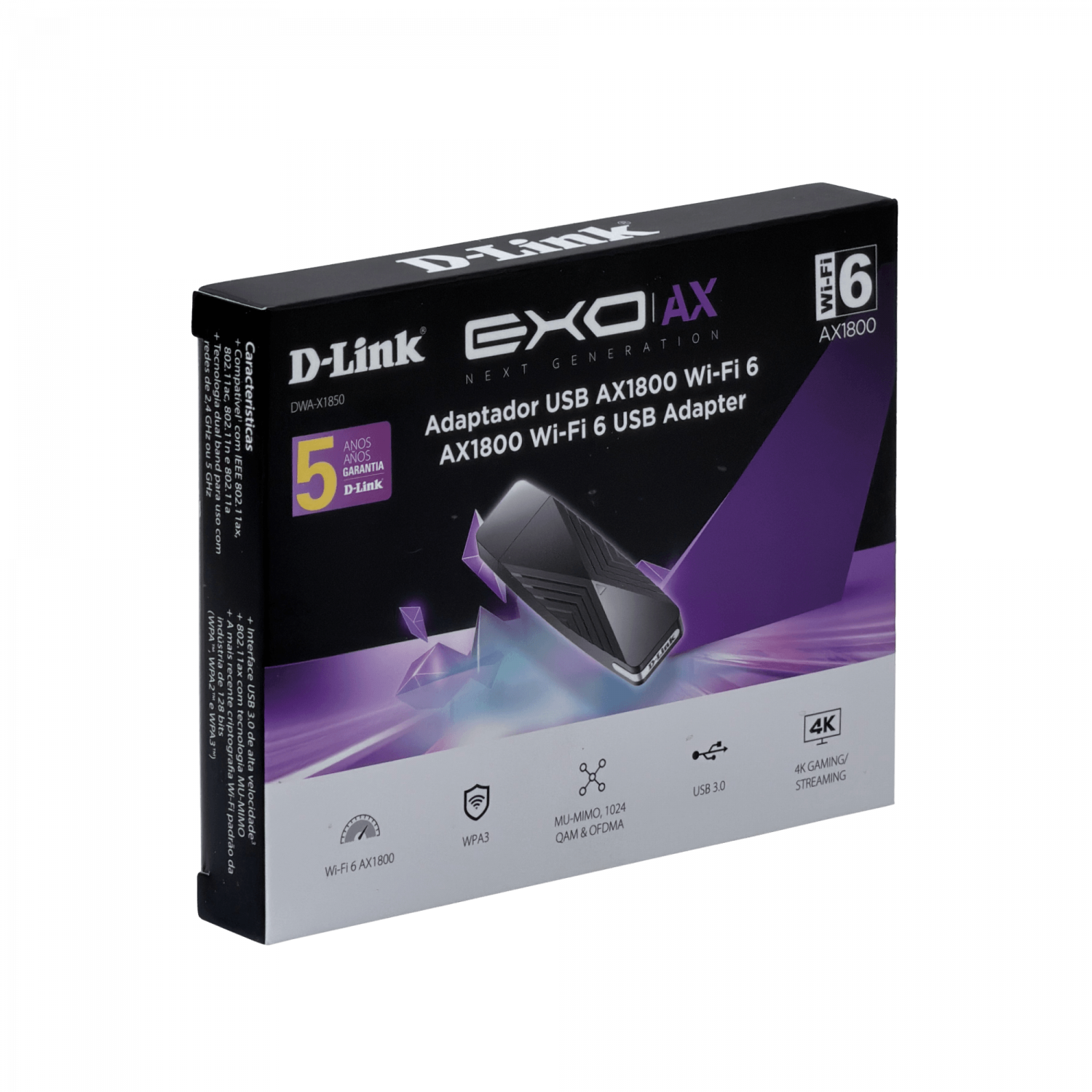 D-LINK WiFi6 AX1800 1200+574mbps 5GHz+2,4GHz USB3.0/3.2 Antena-Fija - Imagen 3