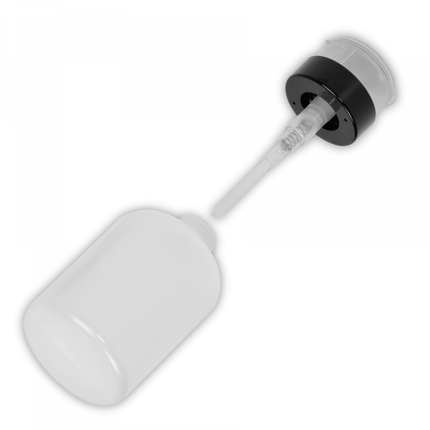 250ml c/Tapa Botella Vacia Dosificador p/Fibra Optica PP Transparente - Imagen 2