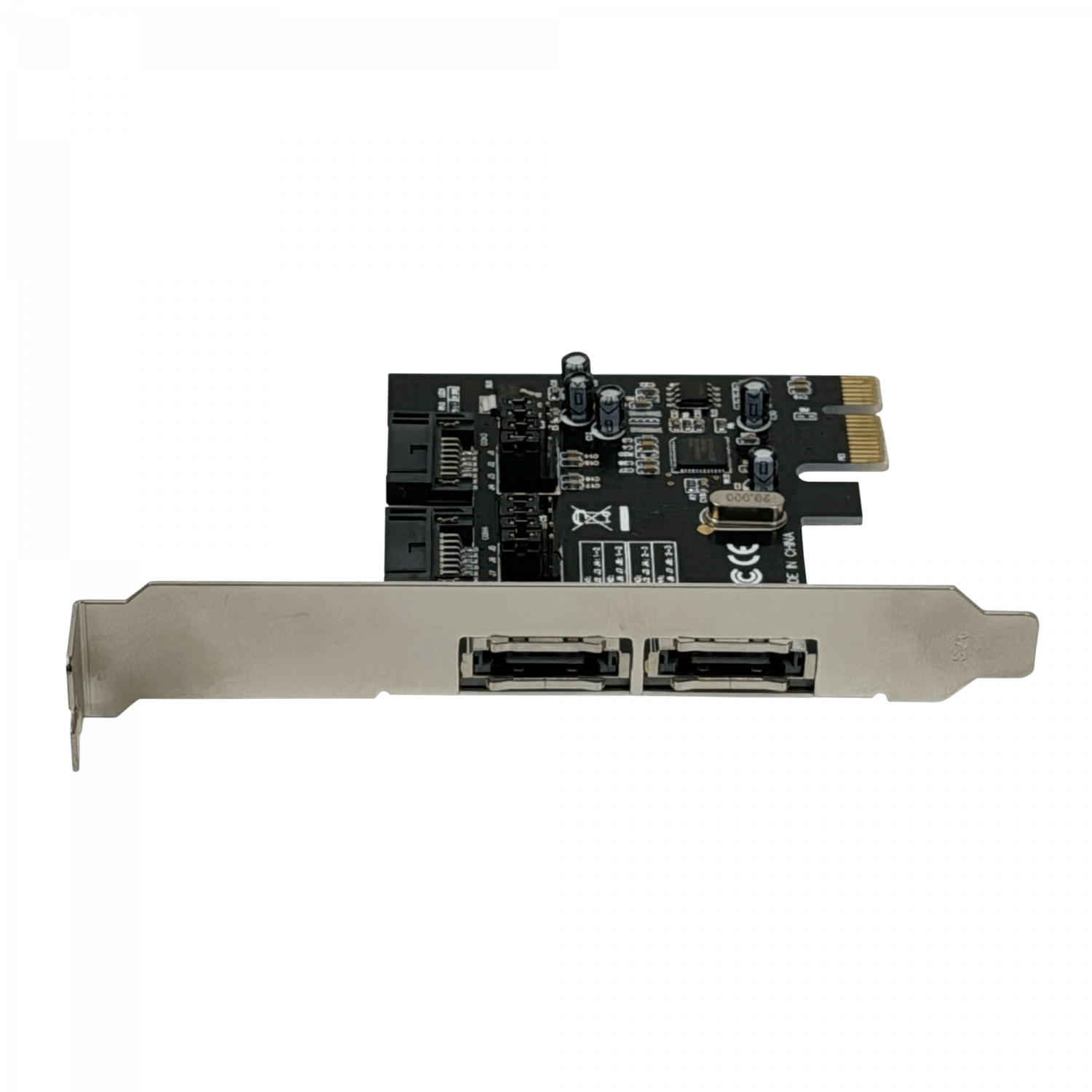 Tarjeta PCIe-x1 2-SATA3.0 2-eSATA3.0 PCIExpress ASM1061 asmedia - Imagen 2