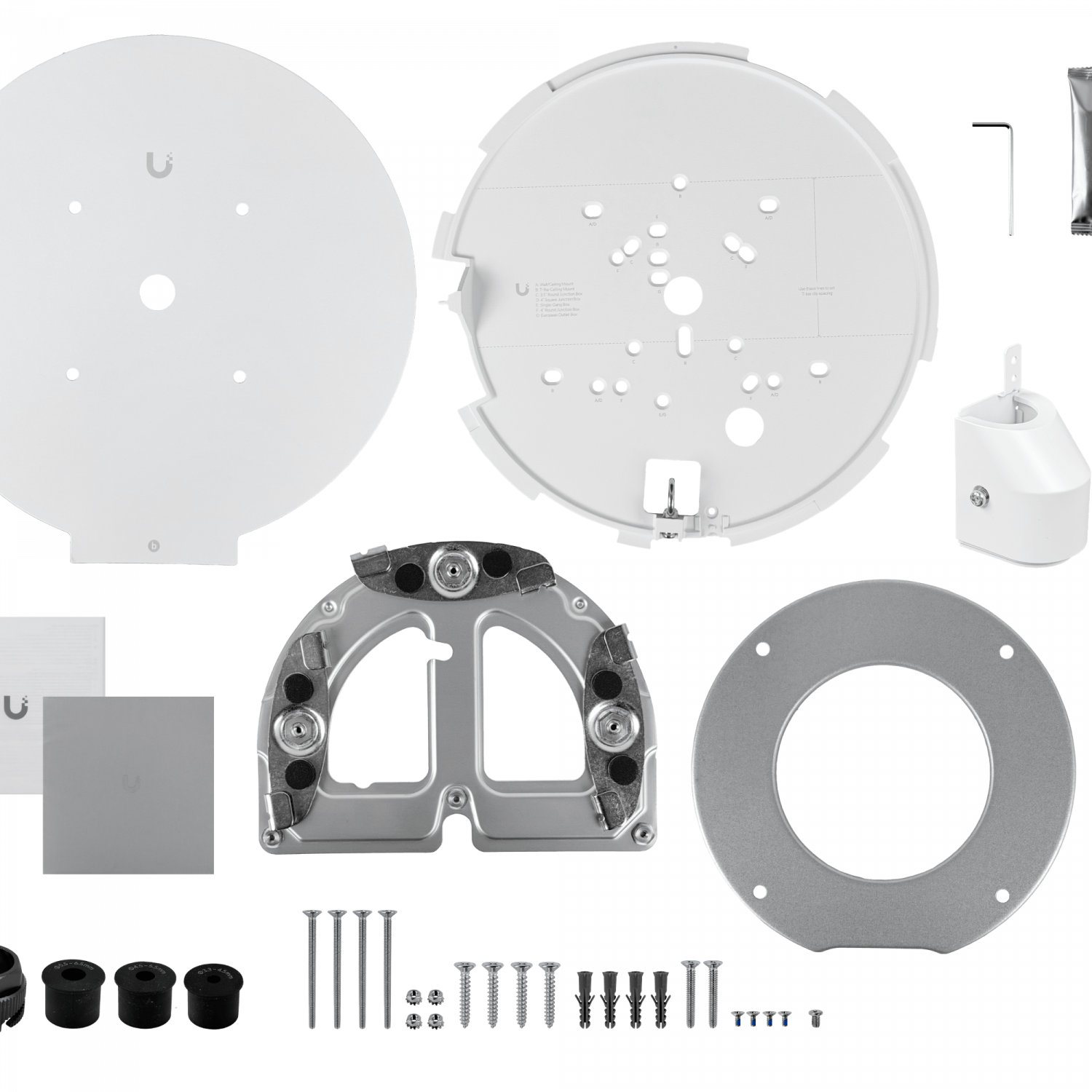 UI Blanco 360º 4x8MP 2,33x IR20m 1-1000 IK10 IP66 CamaraIP PoE++ M.2 - Imagen 3